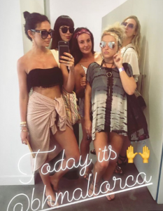 Michelle Keegan in Marjoca (Credit: Instagram)