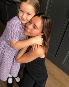 Victoria and Harper Beckham