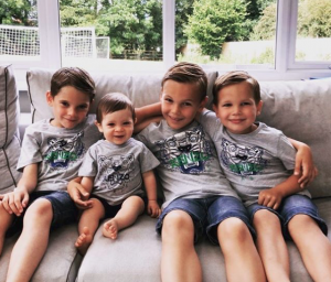 Danielle Lloyds four sons