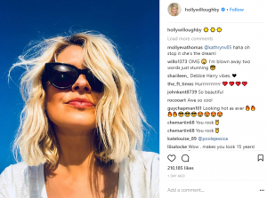 Holly Willoughby on holiday with friends including Nicole Appleton (Credit: Instagram)