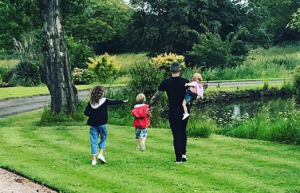 Matt Willis with three children (Credit: Instagram)