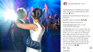 Eamonn Holmes and Ruth Langsford on their wedding day (Credit: Instagram)