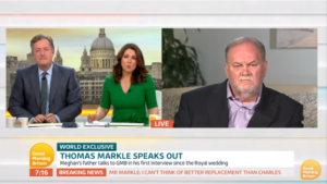 Thomas Markle on Good Morning Britain (Credit: ITV)