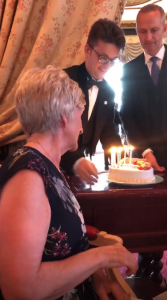 sandra-beckham during her birthday celebrations