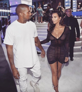 Kim Kardashian and Kanye West