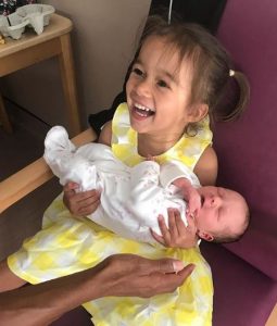 Helen Flanagan's daughters Matilda and Delilah
