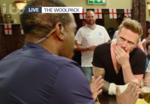 Matthew Wolfenden from Emmerdale and Andi Peters