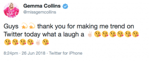 Gemma Collins Twitter