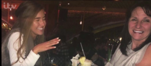 Love Island's Georgia Steel and her mum Sharon (Credit: ITV)