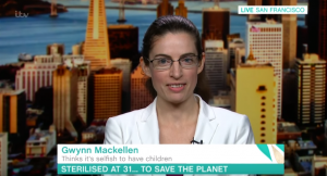 Gwynn Mackellen on This Morning