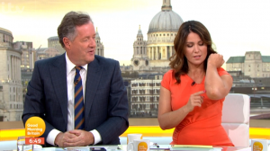 Piers Morgan and Susanna Reid on GMB