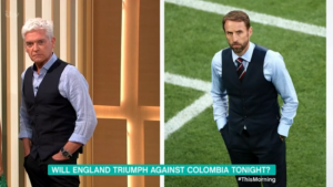 phillip-schofield copying Gareth Southgate