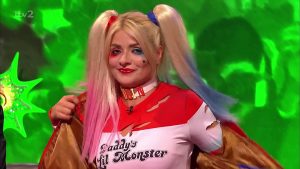 holly-wills on Celeb Juice in 2016