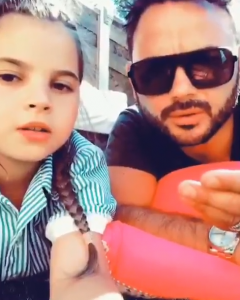 ryan thomas-and-daughter scarlett on Instagram