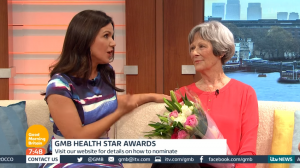 susanna-reid with her mum, Sue, on GMB