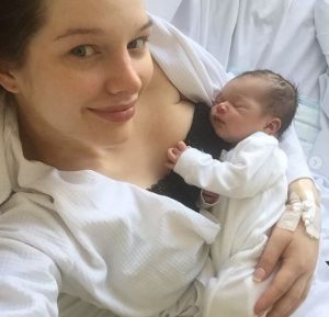 Helen Flanagan with her daughter Delilah