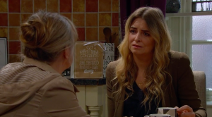 Charity Dingle and Irene Stocks in Emmerdale