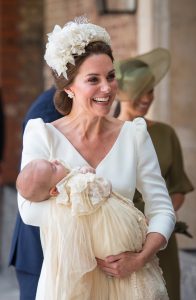 Duchess Kate with Prince Louis