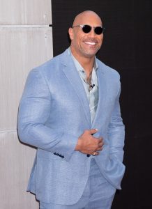 Dwayne Johnson Skyscraper premiere
