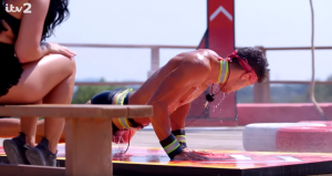 Love Island fireman challenge