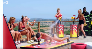 Love Island fireman challenge