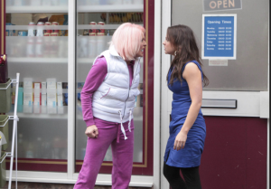 Jackie argues with Molly in Coronation Street 