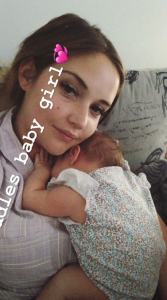 Jacqueline Jossa with her daughter Mia