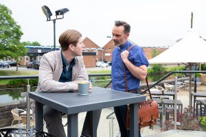 Billy tries to help a stranger in Coronation Street