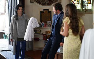 Hayley with Martin and Stacey in EastEnders