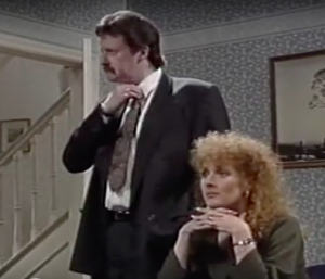 Liz and Jim McDonald in Coronation Street in 1992