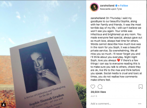 Zaraholland Instagram