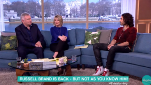 Russell Brand on This Morning (Credit: ITV)
