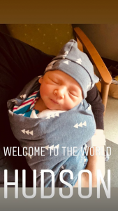 Katie Waissel's newborn son, Hudson