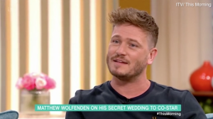 Matthew Wolfenden on This Morning ITV