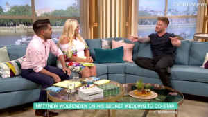 Matthew Wolfenden on This Morning 