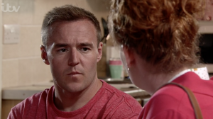 Tyrone sad his mum is dead Coronation Street 