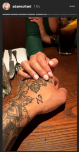 Love Island Adam Collard and Zara McDermott (Credit: Instagram)