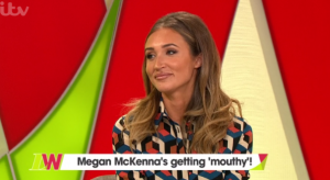 Megan McKenna on Loose Women (Credit: ITV)