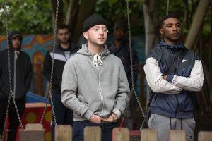 Gang trouble in EastEnders