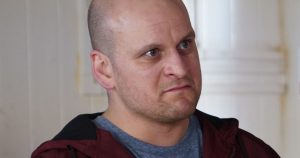 Stuart Highway looks mean in EastEnders