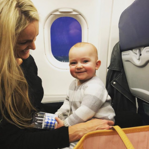 Ronan Keating's wife Storm and their son Cooper