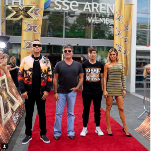 x factor louis robbie simon cowell ayda instagram