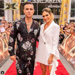 robbie williams ayda x factor instagram