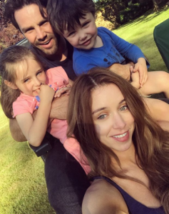 Ben Foden and Una Healy and their kids