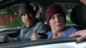 Sally and Tim spy on Duncan Coronation Street 