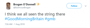 Good Morning Britain Tweet