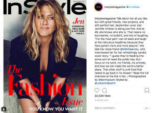 jennifer aniston instyle instagram