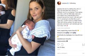 Jacqueline Jossa with daughter Mia