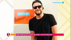 iain stirling love island lorraine itv