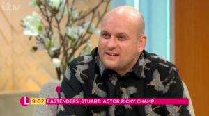 Ricky Champ appears on Lorraine